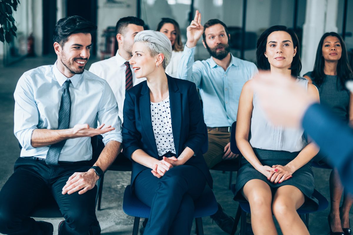 Professional financial training audience